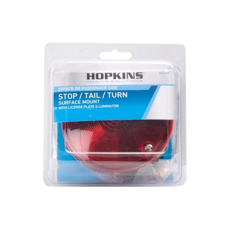 Hopkins Hopkins Red Round Stop/Tail/Turn Light/Signal B55UW